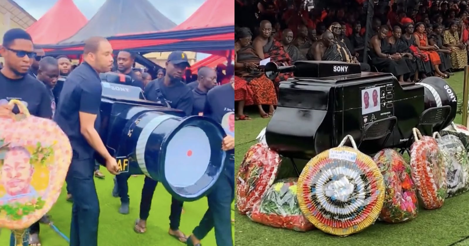 Photographer is Laid to Rest in a Sony Camera Coffin Photographer is Laid to Rest in a Sony Camera Coffin