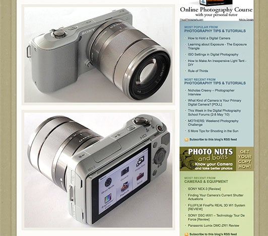 Sony NEX-3 Photos and Specs Leaked | PetaPixel