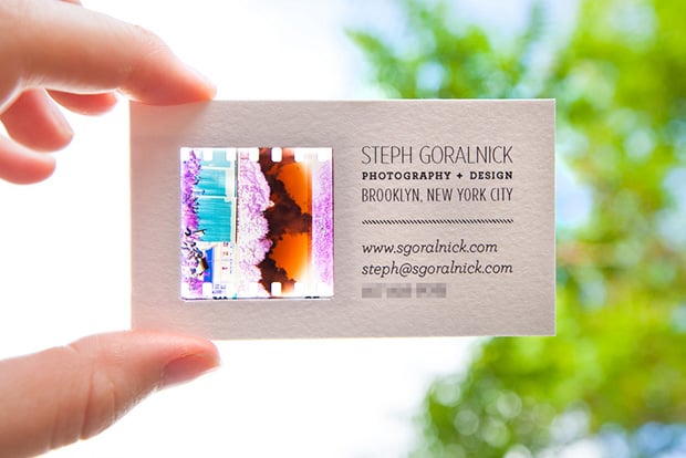 How To Make Your Own Photographic Negative Business Cards Petapixel