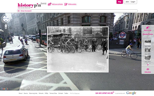 Street View Historical Images Historypin Places Historical Photographs Over Google Street View | Petapixel