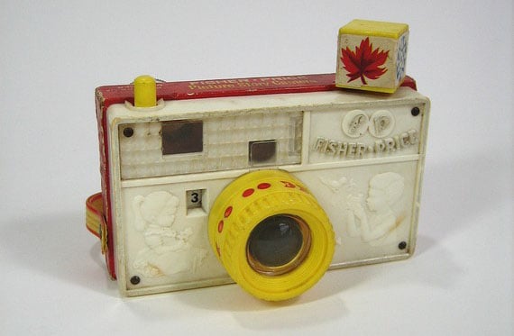 Fisher Price Little People Photographer Boy Man with Camera 