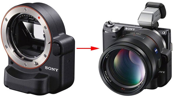 カメラ デジタルカメラ Sony LA-EA2 Helps Turn Your NEX into an Unwieldy Camera | PetaPixel
