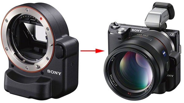 Sony LA-EA2 Helps Turn Your NEX into an Unwieldy Camera | PetaPixel