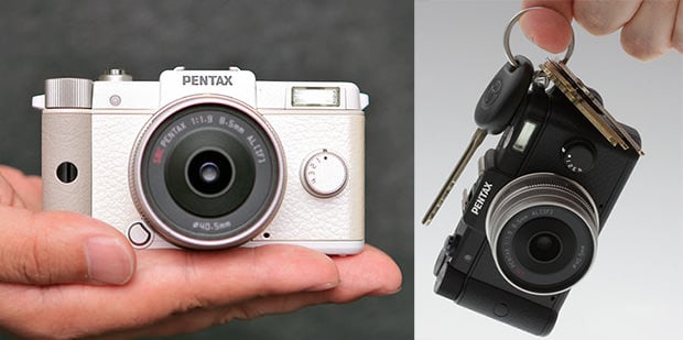 tiny pentax camera