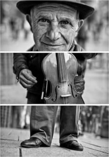 Triptychs of Strangers: Details of Subjects Captured in Three Frames ...