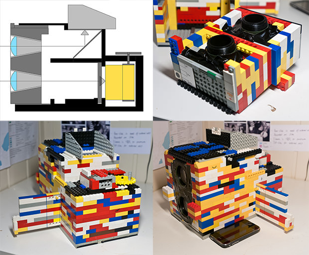 The Nikon F SLR Recreated with LEGO