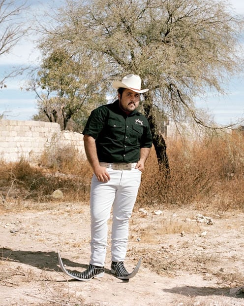 mexican with long boots