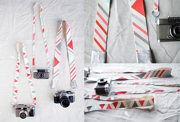Make Your Own Custom-Painted Camera Strap Using Cotton Webbing