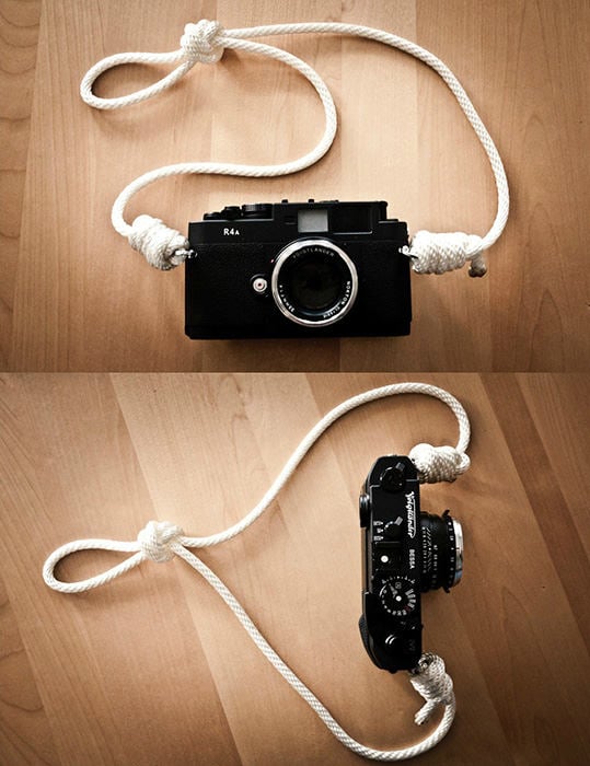DIY Camera Strap Made of Nylon Rope
