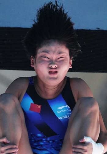 The Hilariously Contorted Faces of Divers in Mid-Air