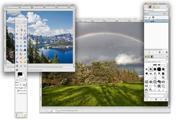 gimp photo editing software mac