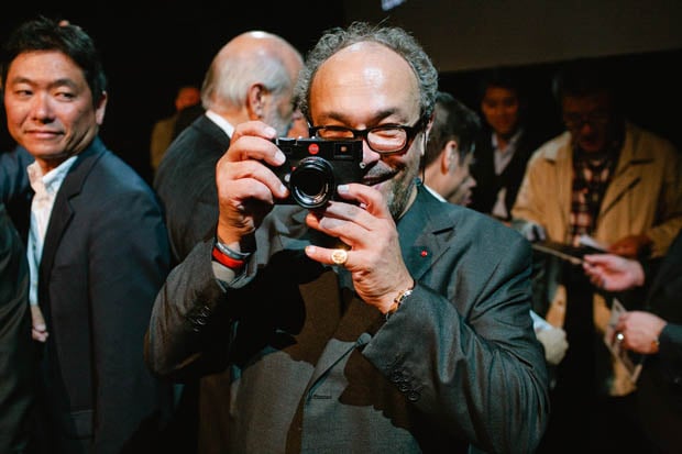 Leica owner Andreas Kaufmann with the new Leica M