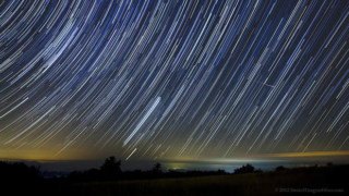 Beautiful Time-Lapse of Long Exposure Star Trails Traversing the Night ...