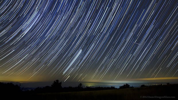 time lapse stars