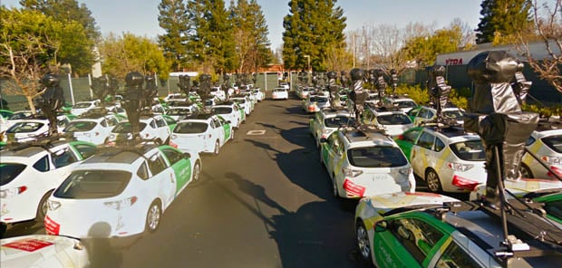 A Glimpse of Google s Fleet of Camera Equipped Street View Cars