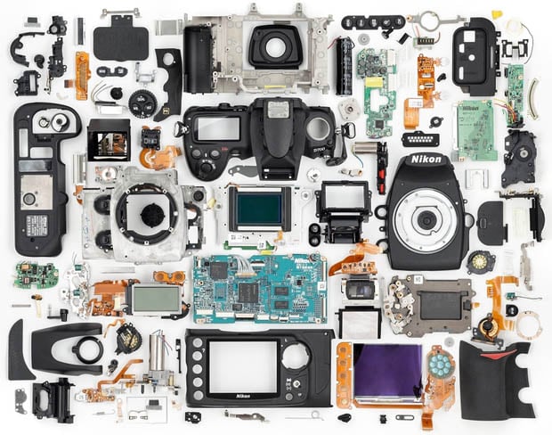 A Teardown of the Nikon D700 and a Peek at Some of Its Interesting