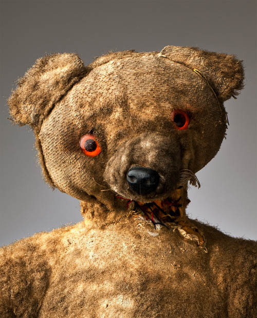 creepy stuffed bear