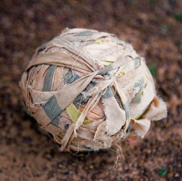 Photos of Makeshift Soccer Balls Used by Children in Africa