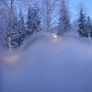 Minimalist Photographs Showing the View Through an Alaskan Cabin Window ...