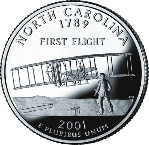 Daniels' iconic photo was recently used as North Carolina's design in the 50 State Quarters program