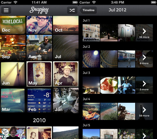 Snapjoy's mission was to "Keep all of your photos beautifully organized, safe forever, and together in one place."