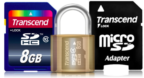 Encrypted SD,microSD cards