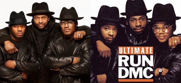 NFL and Run DMC1 side by side