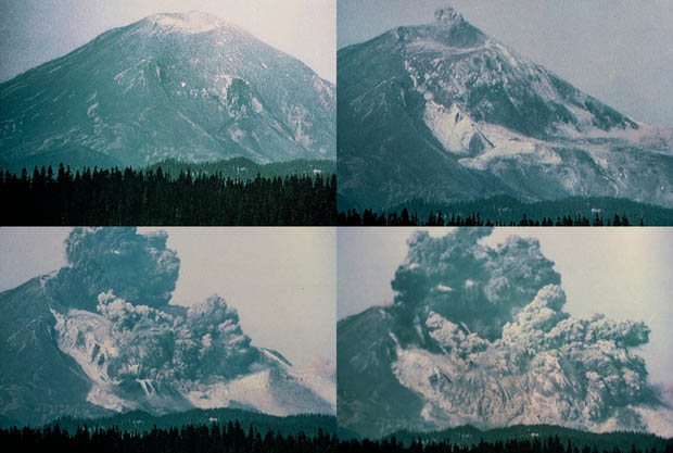 Photographer Gary Rosenquist captured a series of photos of the massive landslide during the 1980 Mt. St. Helens eruption.