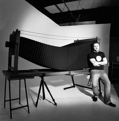 This is the kind of film photographers like Tim Pearse would have to use for their ultra large format creations.
