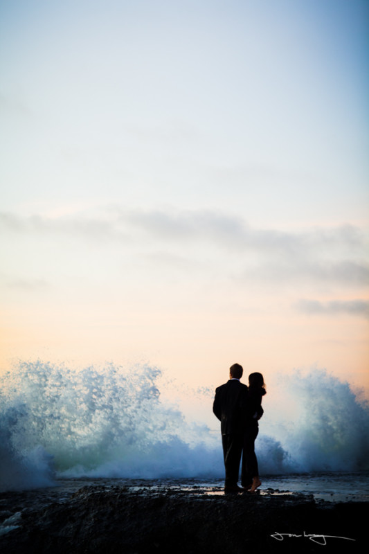 Giant Wave Crashes Proposal Shoot, Epic and Memorable Photos Ensue