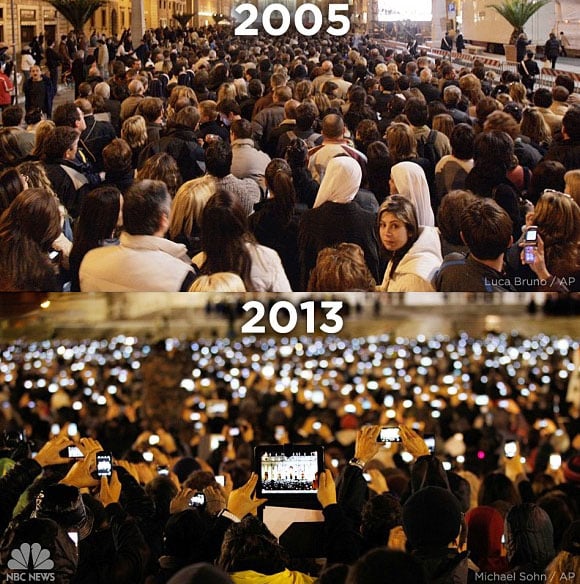 Image result for pope-against-mobile-phones