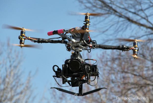 drone with dslr camera