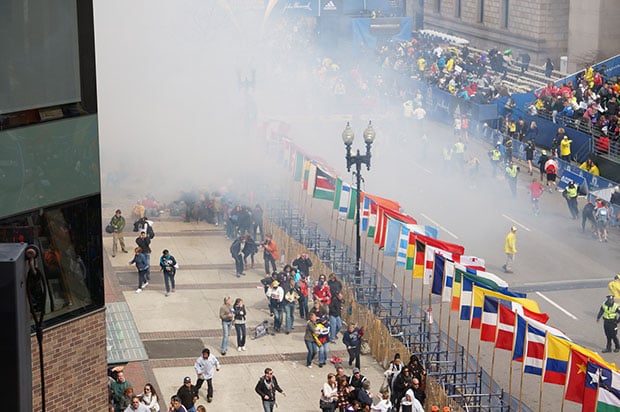 Aaron Tang captured this photo from a high vantage point moments after the attack