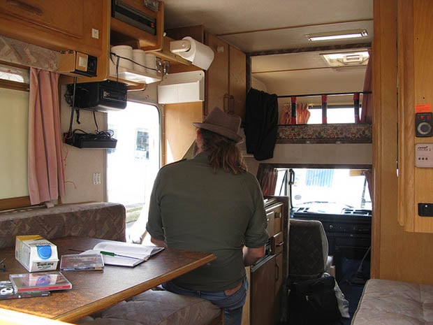 A look inside the Camper Obscura back in 2010