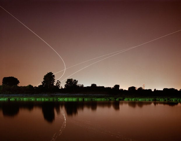 Nachtflüge Series - Planes in the night sky