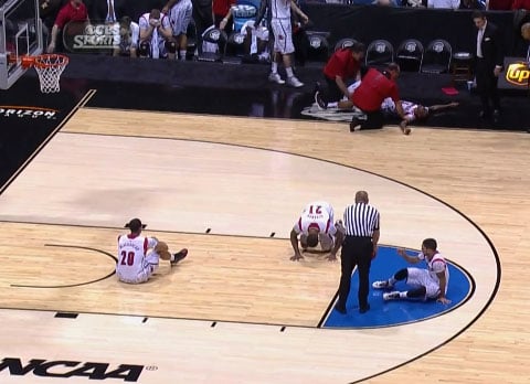 Basketball player Kevin Ware's injury was broadcast on national television