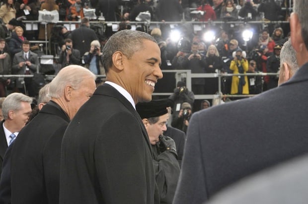 President Obama at his inauguration in January.