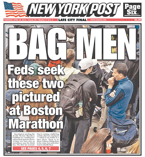 New York Post 'Bag Men'
