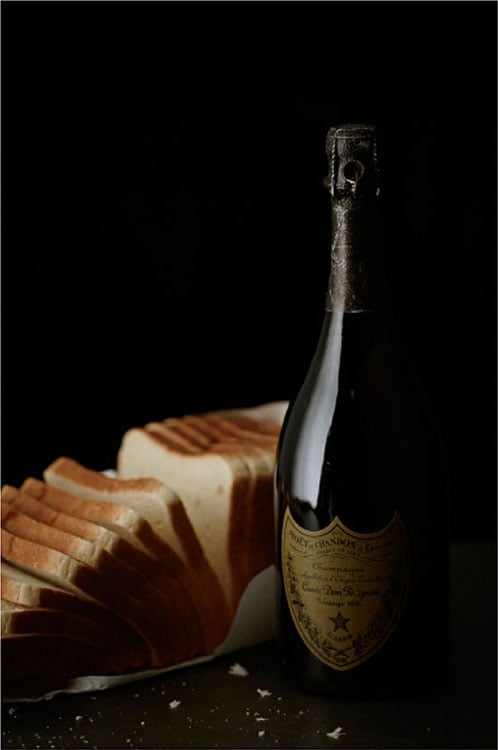 Axl Rose: "Fresh Wonder Bread (white), Dom Perignon"