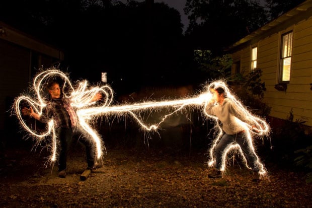 How to make a light painting 