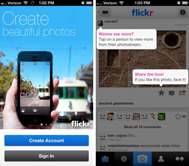 Flickr iOS App