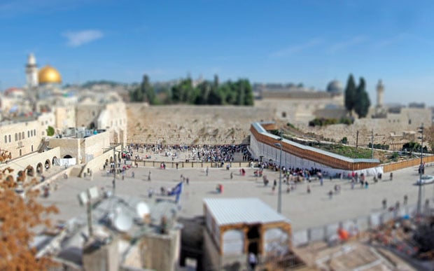The Western Wall in the Old City of Jerusalem