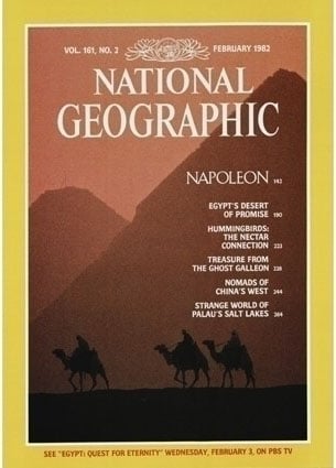 The Feb 1982 cover of National Geographic