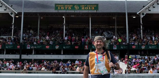 Thomas Campbell at the Kentucky Derby