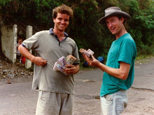 Aaron and I in Peru. One of the few photos left after thieves stole our bag.