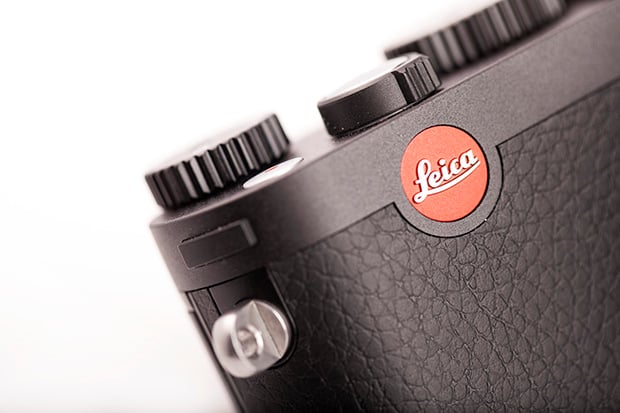 Leica’s “superior quality leather trim with outstanding grip characteristics” feels good