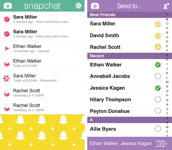 Snapchat Screen 2