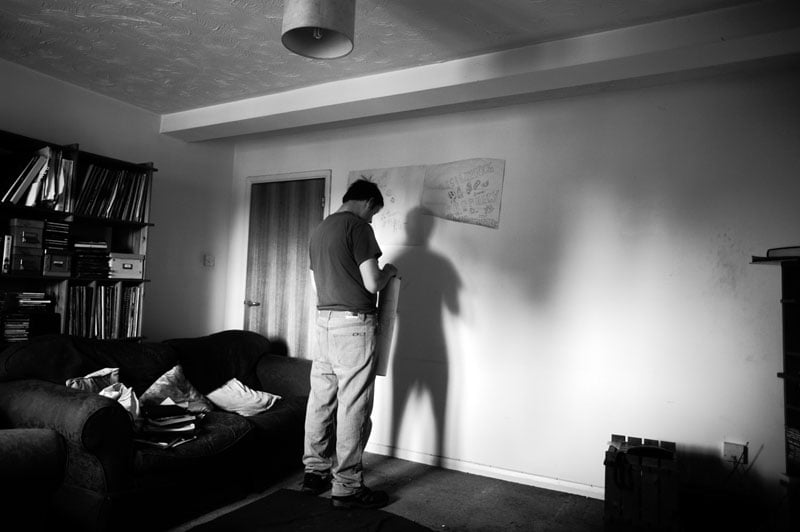Tilney1: “Working in isolation in his apartment.”