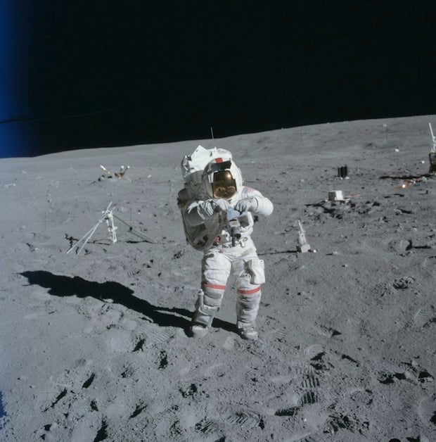 Apollo 16 astronaut John Young
