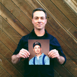 Portraits of People Holding Their School Pictures from Awkward Years ...